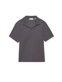 JACQUARD POLOCHARCOAL