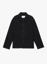 CROCHET JACKETASH BLACK