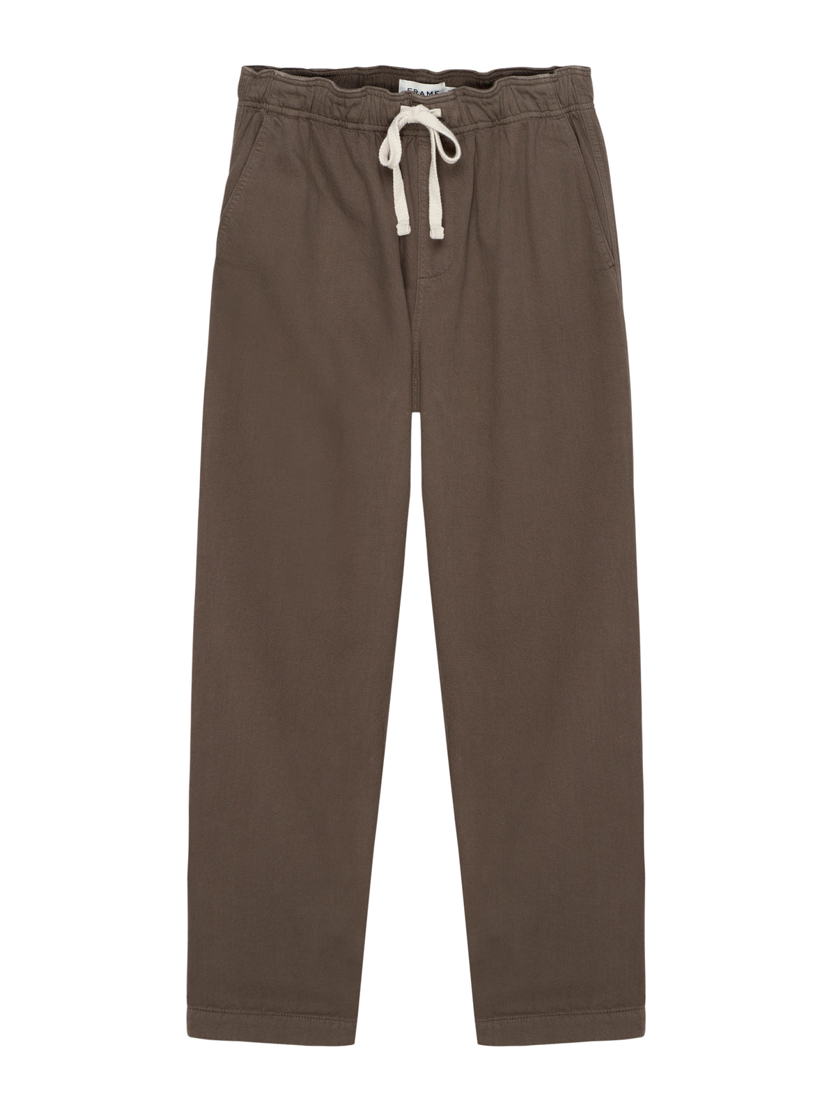 TEXTURED TERRY TRAVEL PANTTAUPE