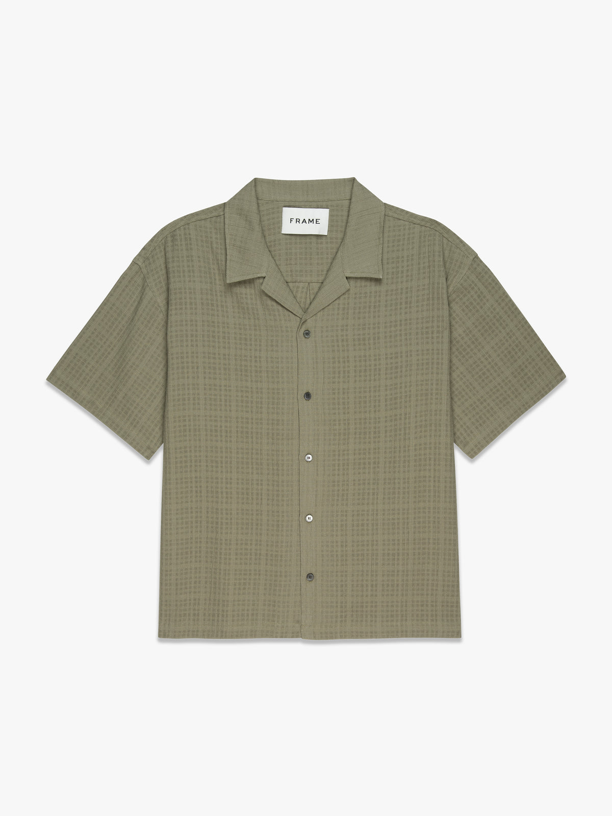 SHORT SLEEVE CAMP COLLAR SHIRTDRY SAGE