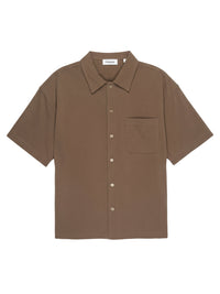 Polo en piqué et à boutons - Mauve