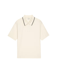LIGHT PIQUE POLOWHITE SAND