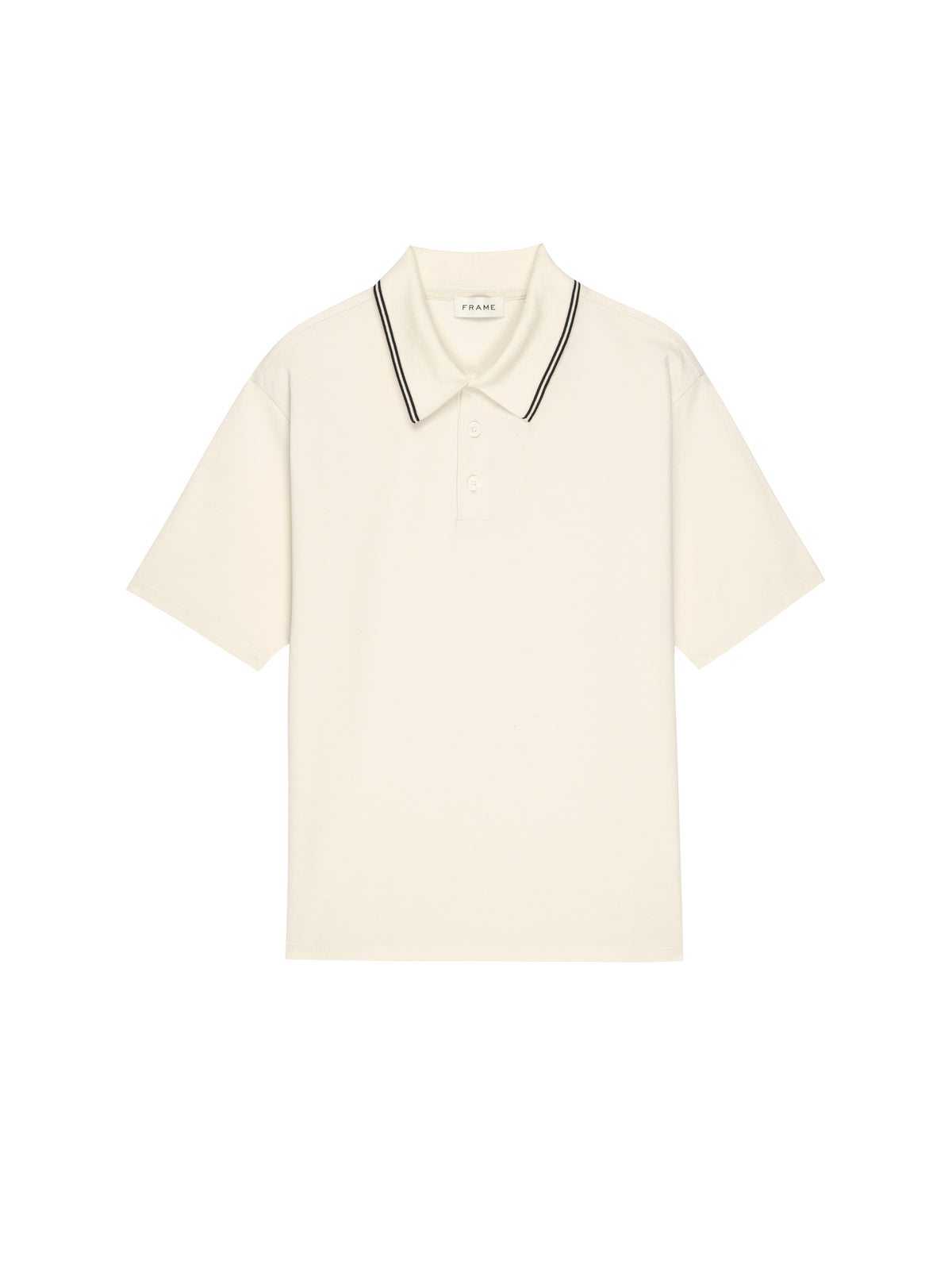 LIGHT PIQUE POLOWHITE SAND