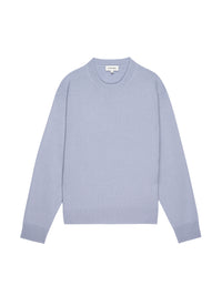 LIGHT WEIGHT CASHMERE CREWNECKBABY BLUE