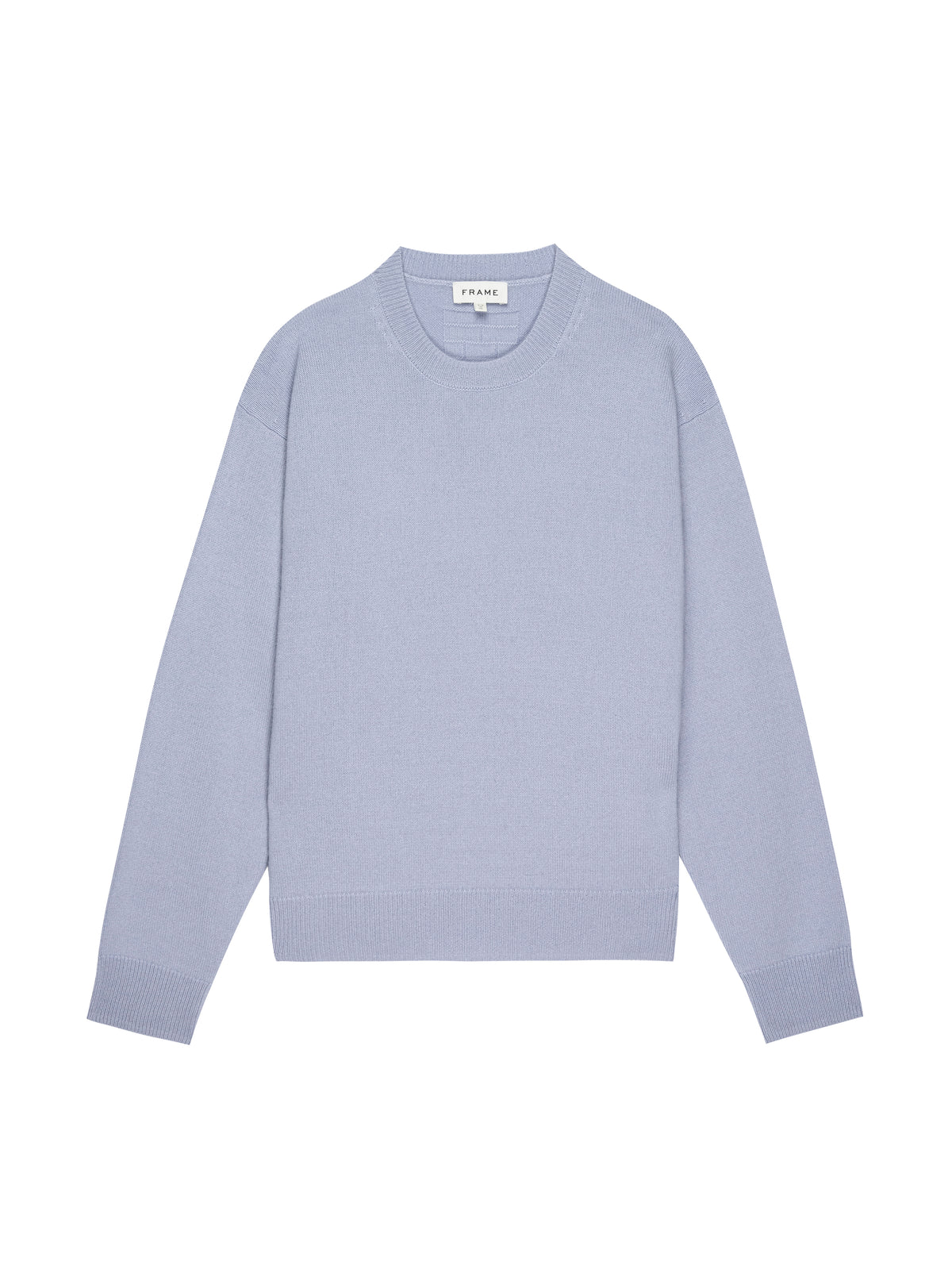 LIGHT WEIGHT CASHMERE CREWNECKBABY BLUE