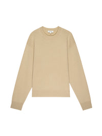LIGHT WEIGHT CASHMERE CREWNECKSUMMER BEIGE