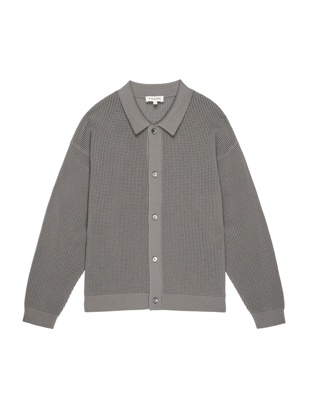 OPEN KNIT CARDIGANCLOUD GREY