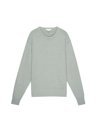 COTTON SILK SWEATERGREY BLUE
