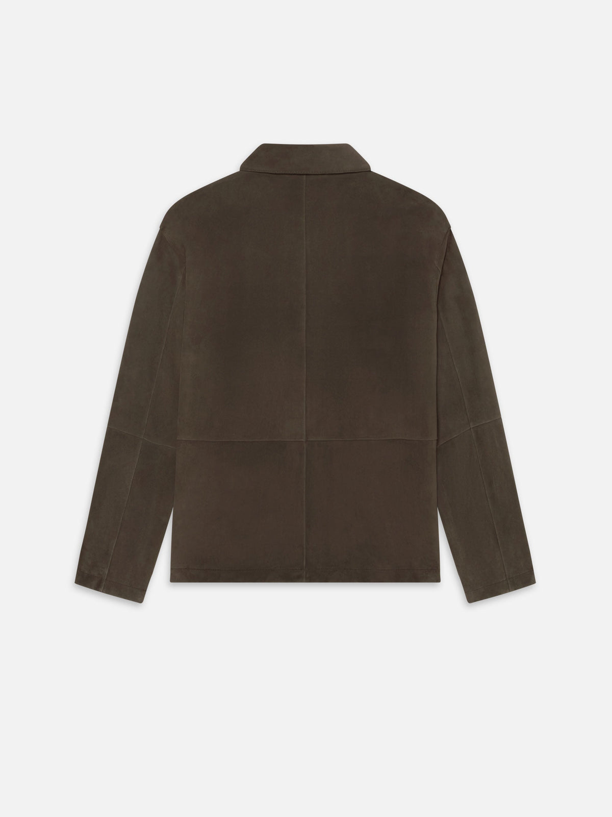 SUEDE CHORE COATDARK BROWN