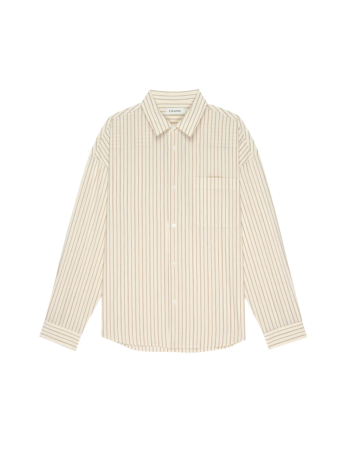 BROWN STRIPED SHIRTBROWN STRIPE
