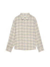 PLAID SHIRTCREAM PLAID