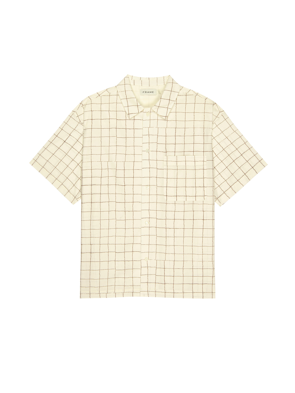 S/S VINTAGE PRINT SHIRTCREAM MULTI
