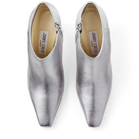 Bottines Meche 85 en cuir - Steel & Silver