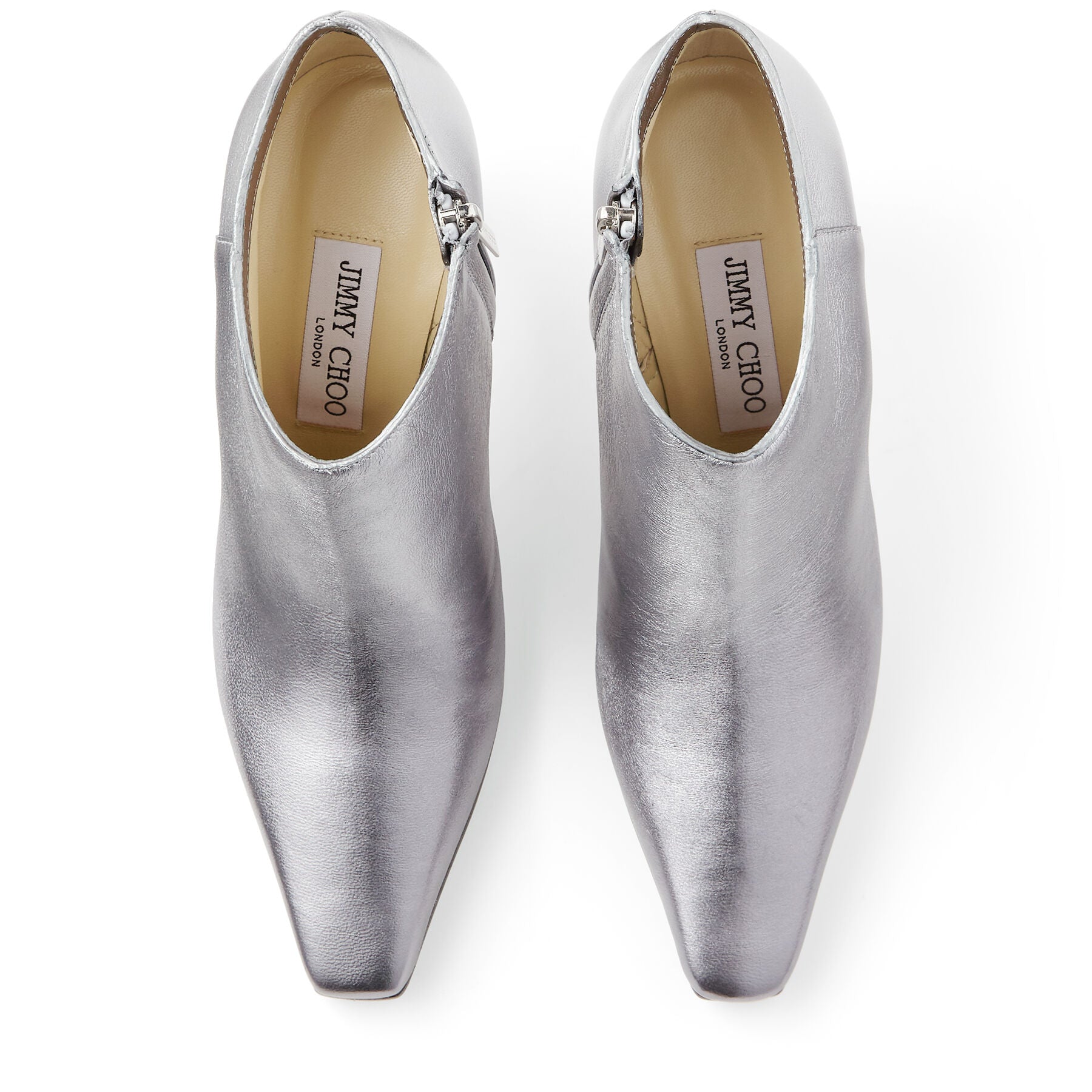 Bottines Meche 85 en cuir - Steel & Silver