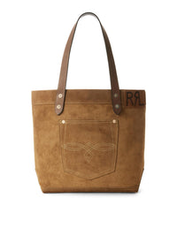 Cabas en daim brut - Light Java