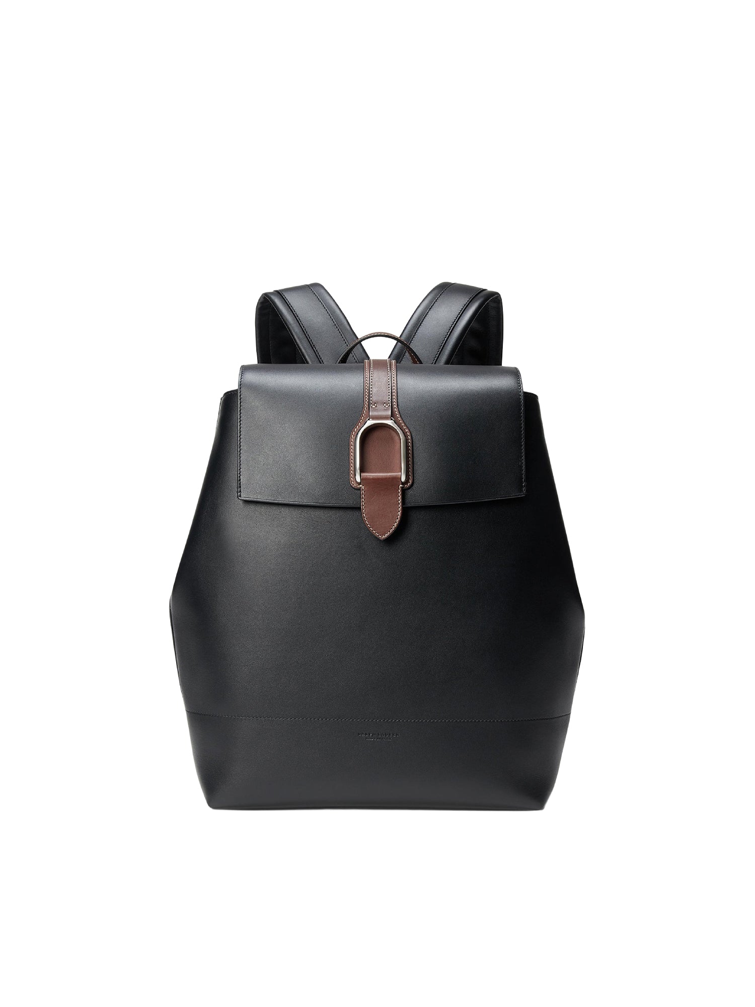 Voyager leather backpack - Black