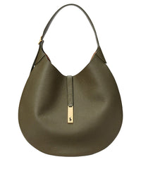 Sac Grand Shoulder Polo ID en cuir - Hunting Olive