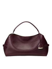 Sac porté épaule Ralph en cuir - Burgundy