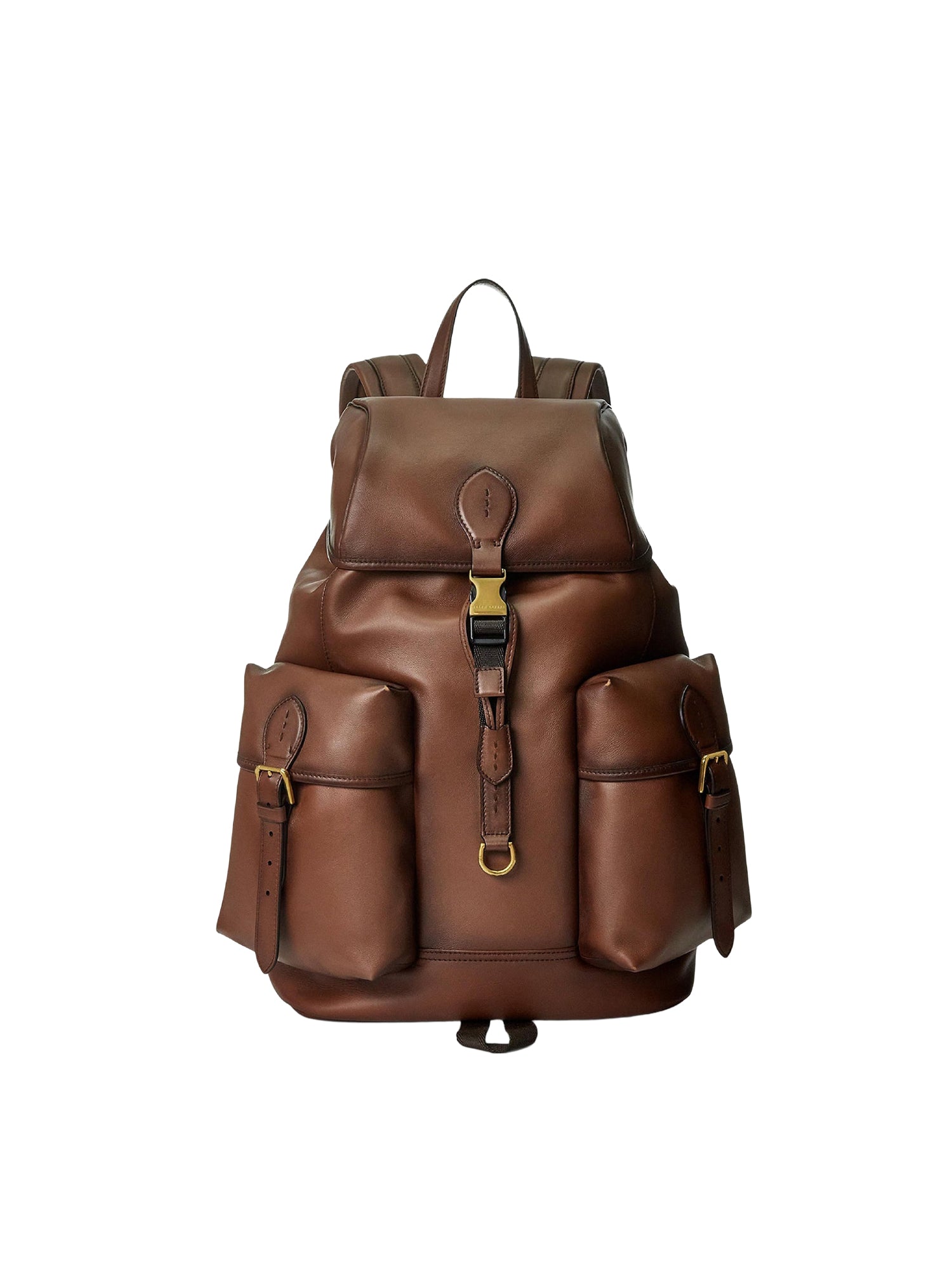 Welington leather backpack - Chestnut