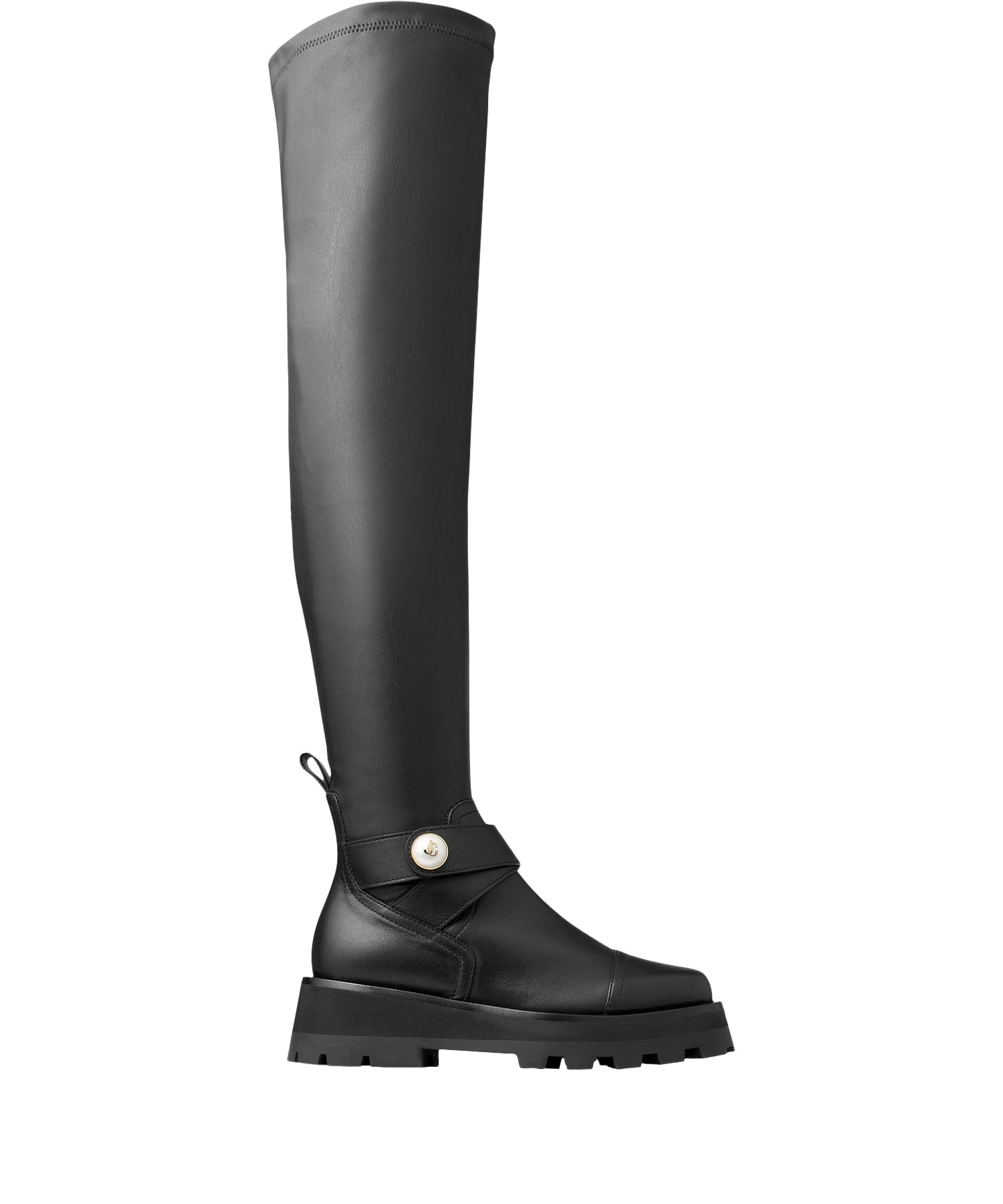 Cuissardes Meena en cuir - Black