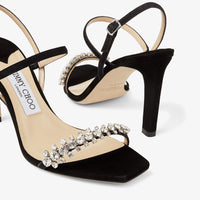 ZNO STOCK 0 / Reco 280 BLACK/CRYSTAL Sandal MEIRA 85