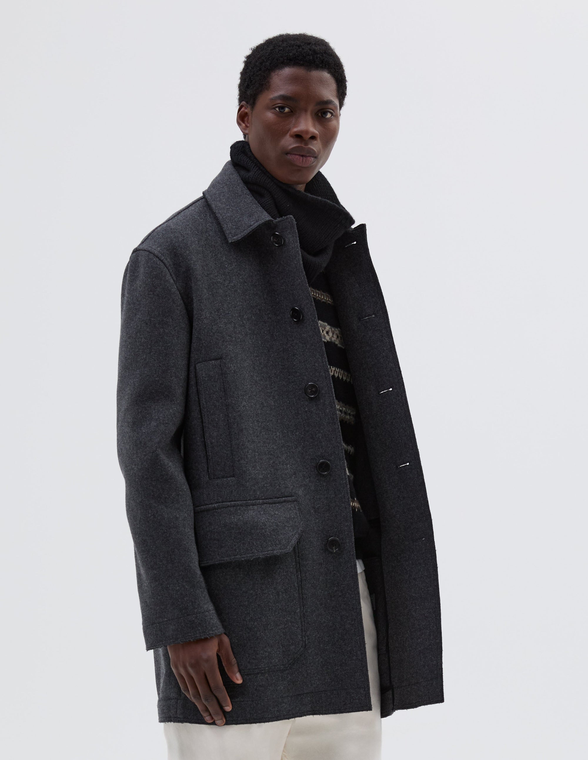 Veste à bords francs - Grey