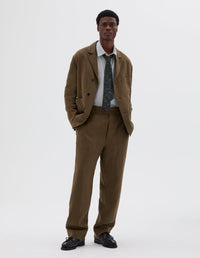 Blazer à poignets de chemise - Brown & Green