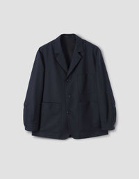Blazer à poignets de chemise - Navy