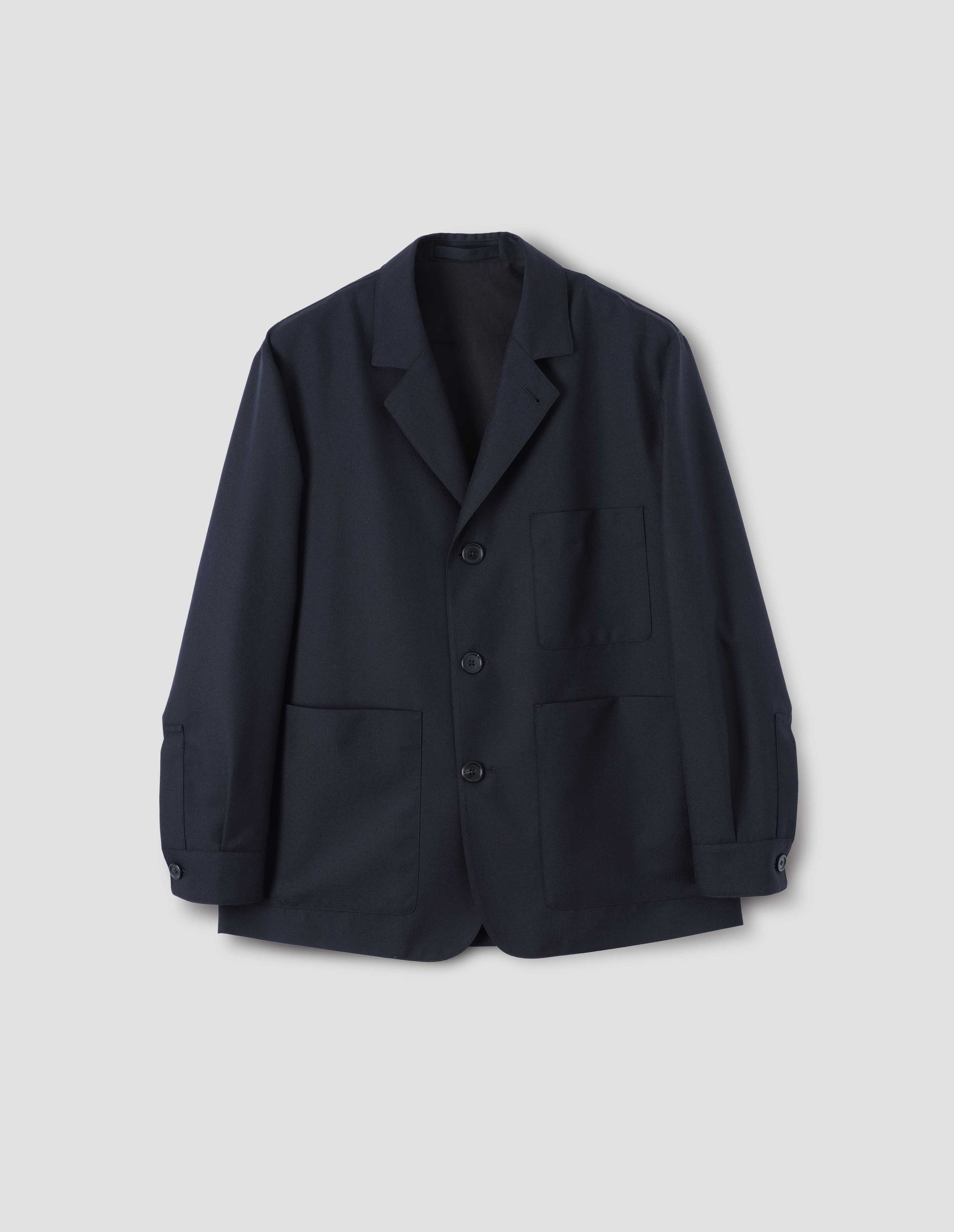 Blazer à poignets de chemise - Navy