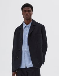 Blazer à poignets de chemise - Navy