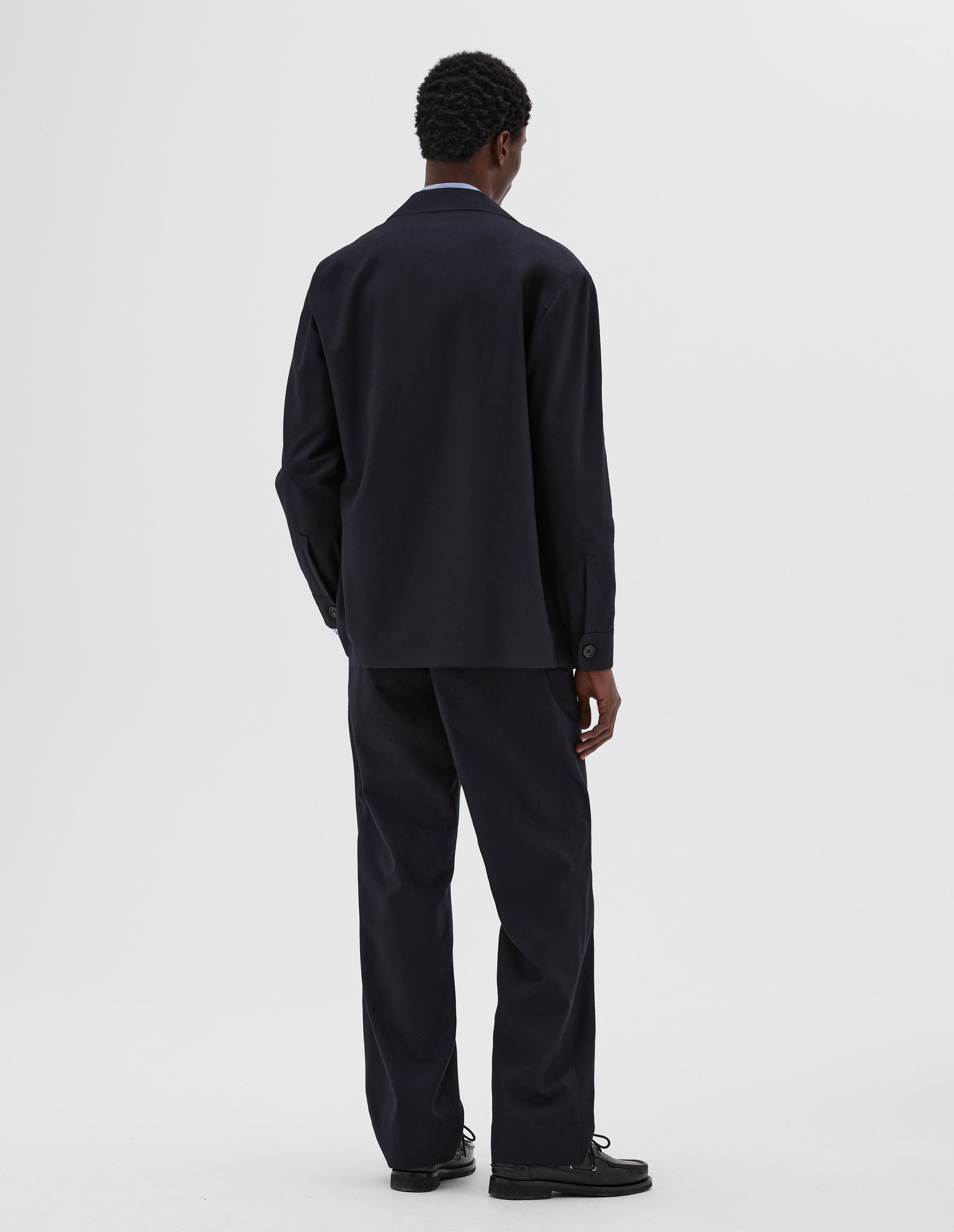 Blazer à poignets de chemise - Navy
