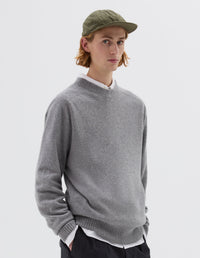 Pull col rond sans coutures - Gray