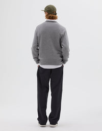 Pull col rond sans coutures - Gray