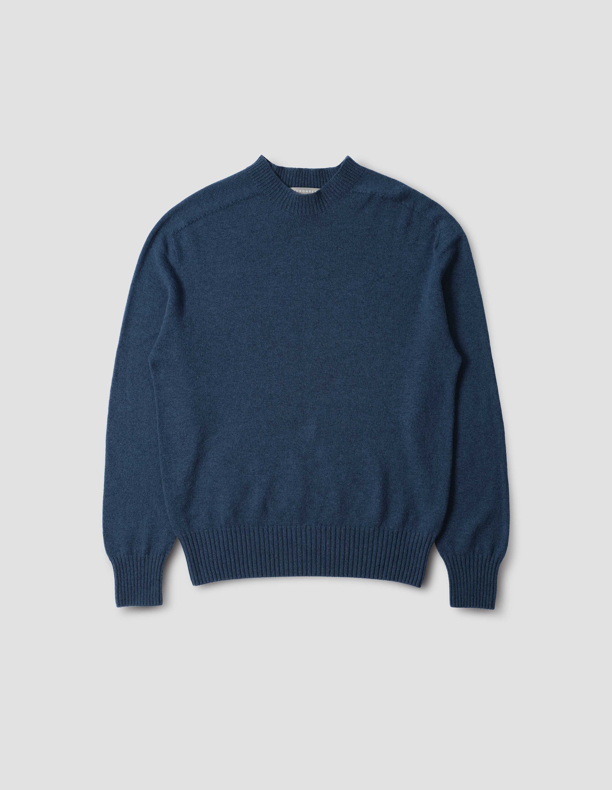 Pull col rond sans coutures - Blue