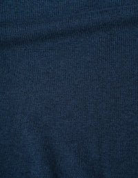 Pull col rond sans coutures - Blue
