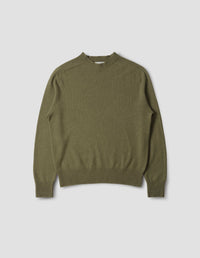 Pull col rond sans coutures - Green