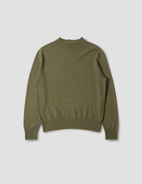 Pull col rond sans coutures - Green