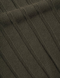 Débardeur en maille à larges côtes - Khaki