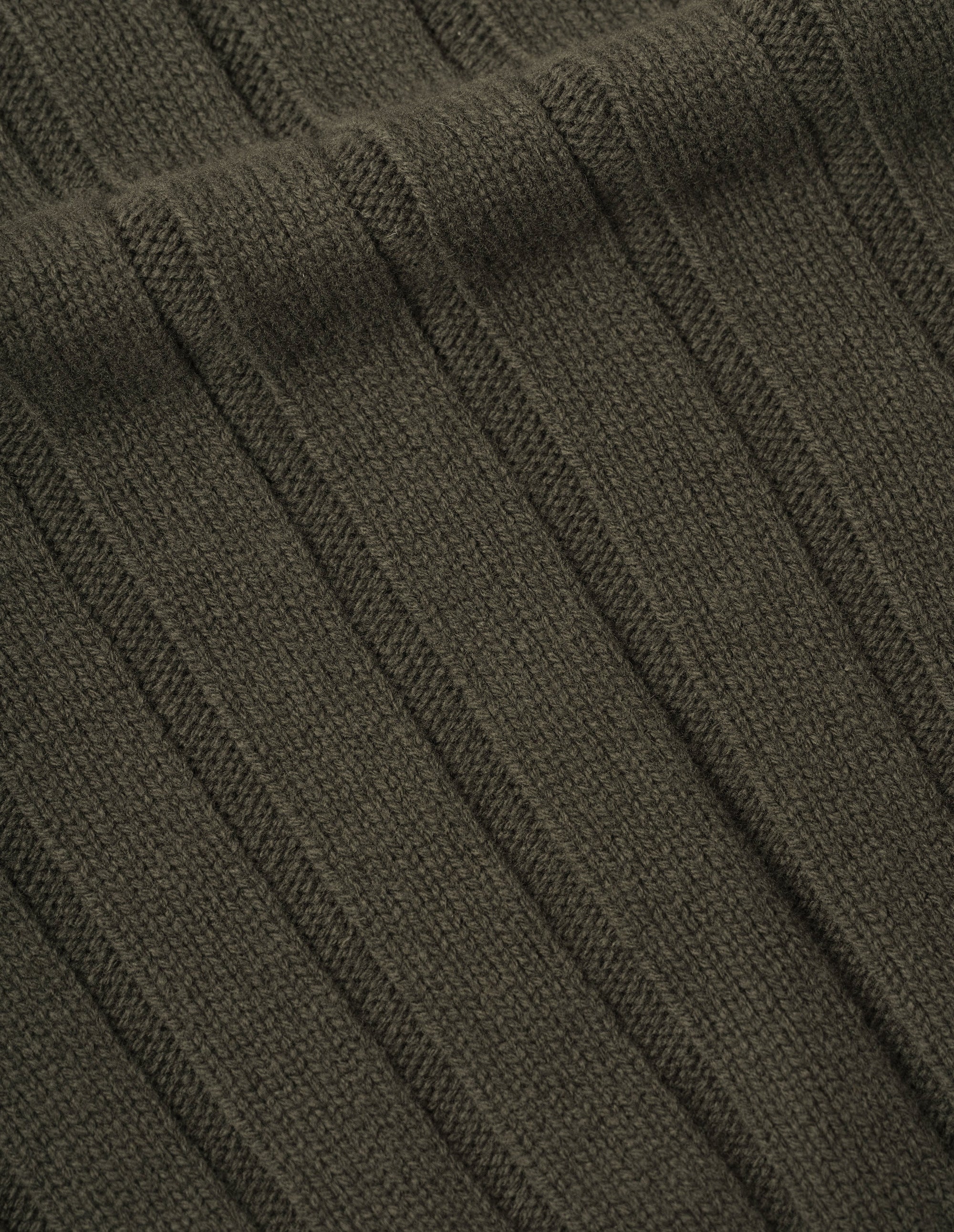 Débardeur en maille à larges côtes - Khaki