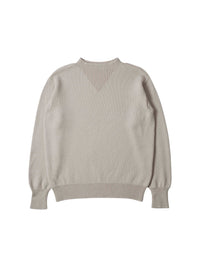 Sweat boxy sans coutures en laine - Limestone