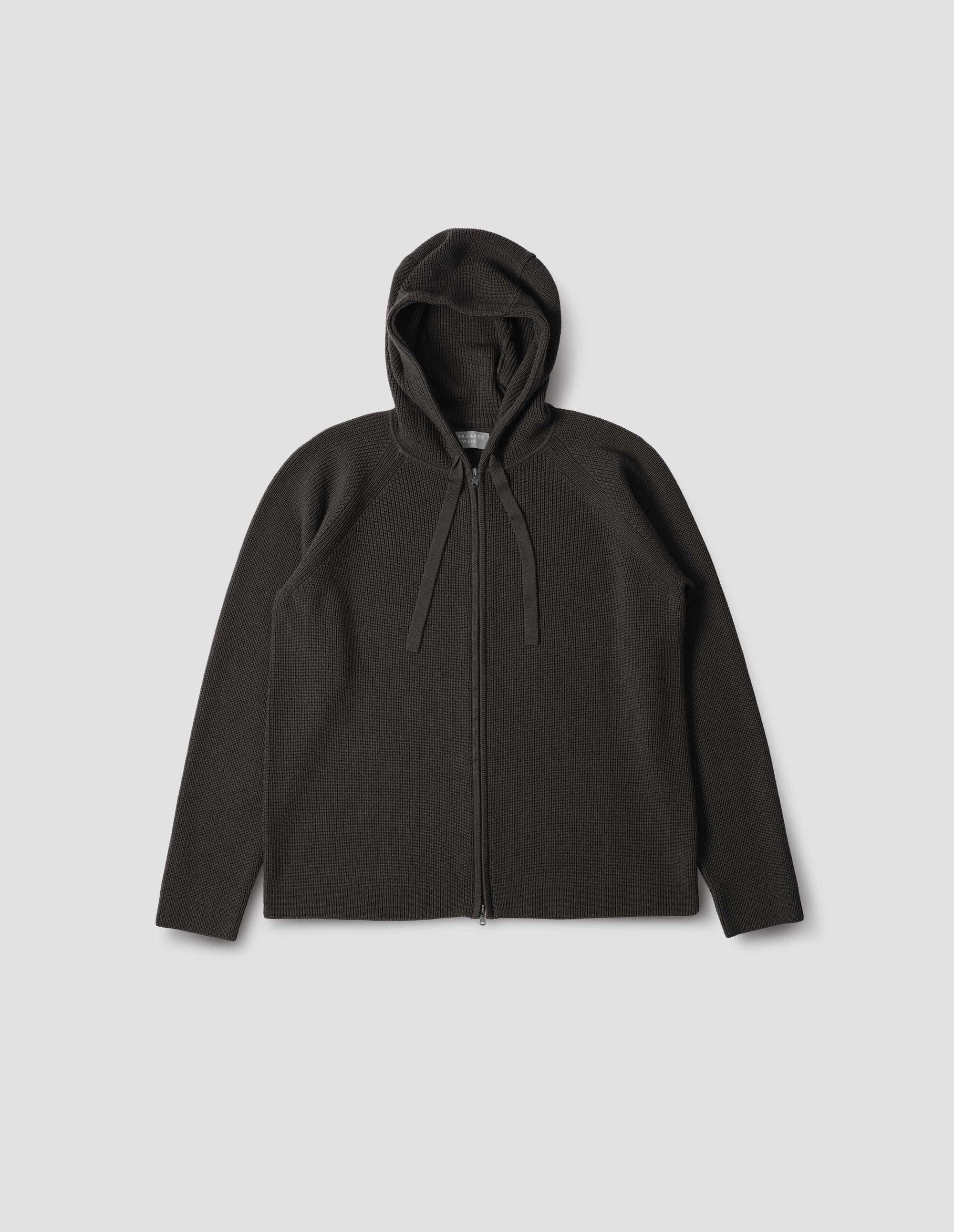 Sweat à capuche zippé - Brown