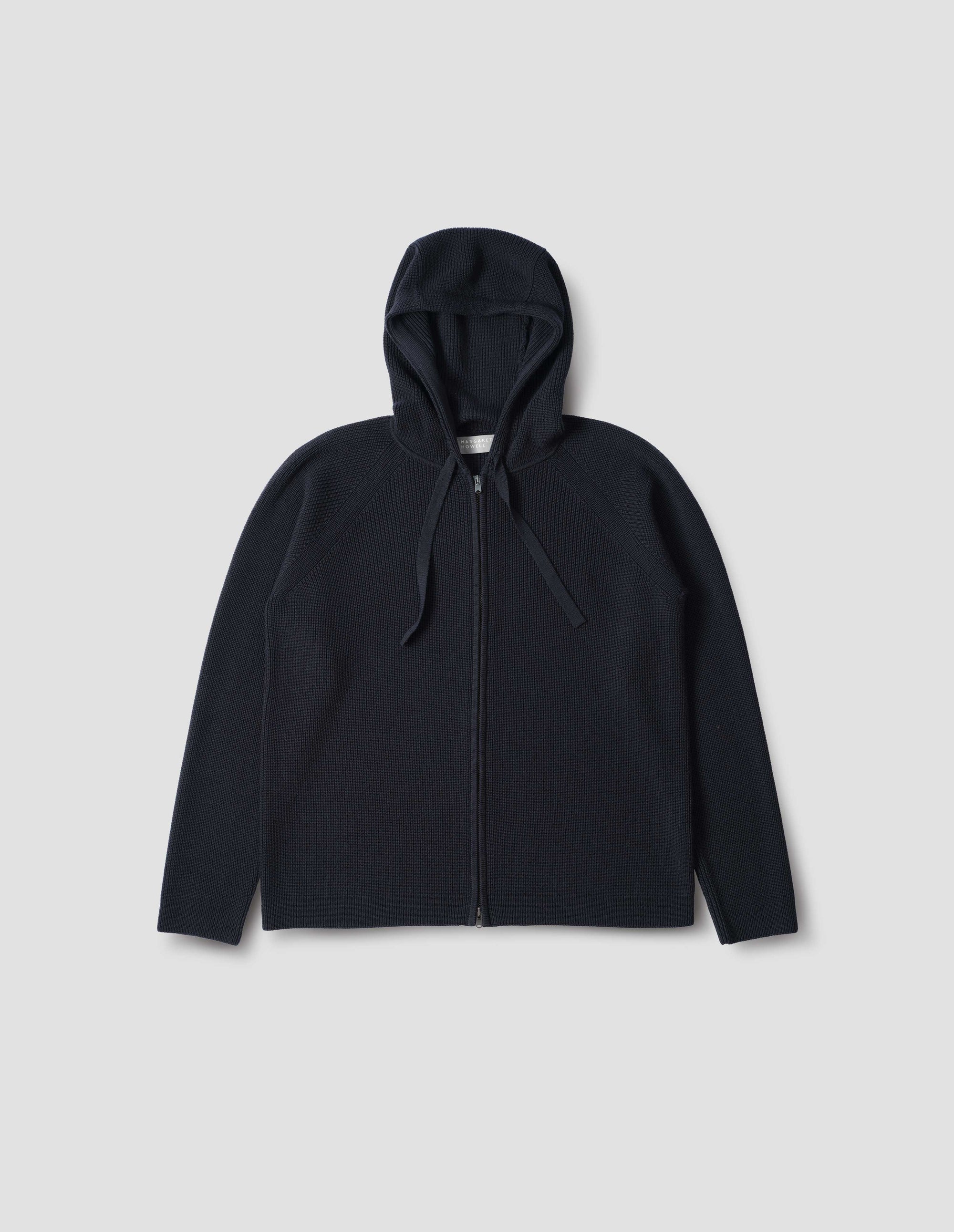 Sweat à capuche zippé - Navy