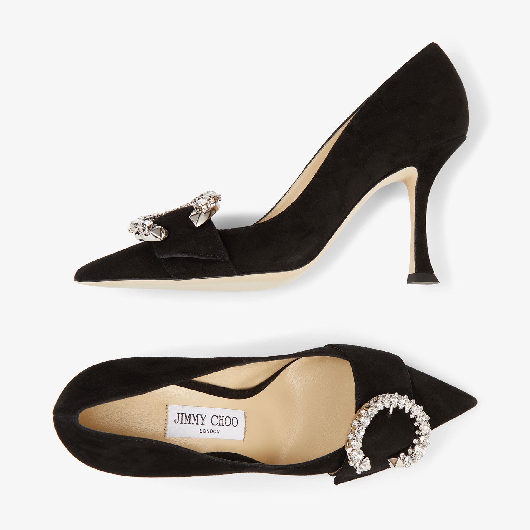 ZNO STOCK 0 DJV 0/0 0 Prix 0 / Reco 280 BLACK/CRYSTAL Shoe MELVA 90
