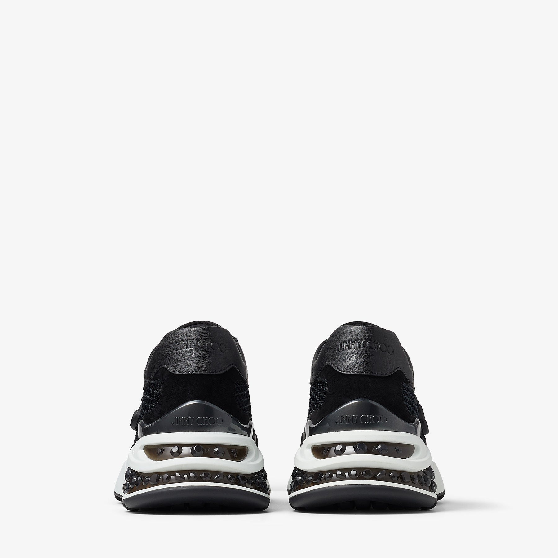 Memphis mesh lace-up trainers - Black