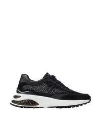 Memphis mesh lace-up trainers - Black