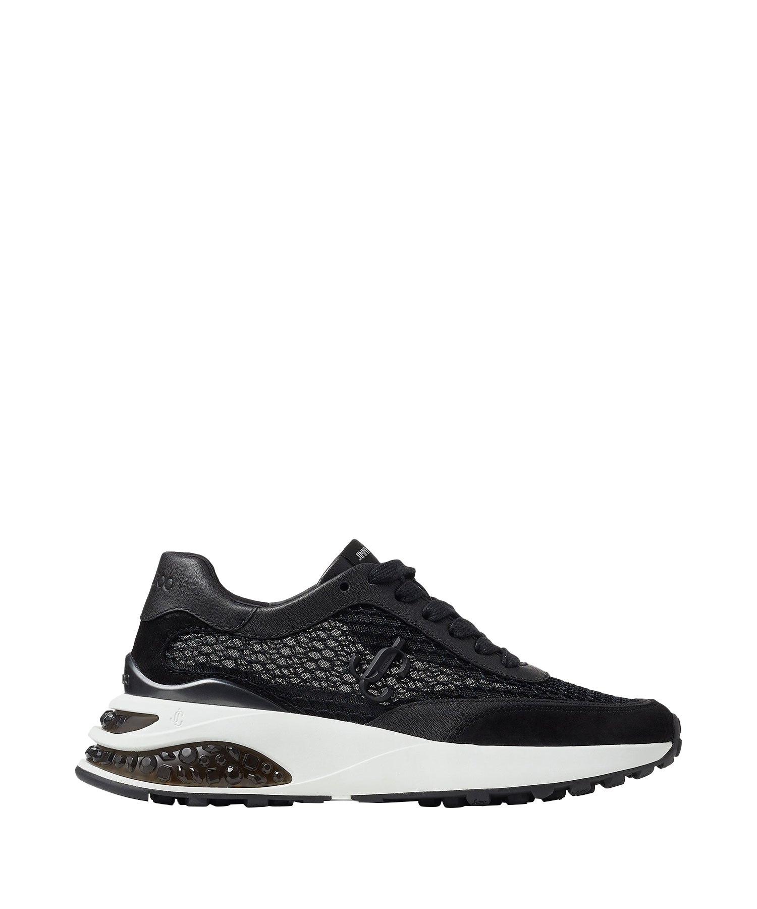 Memphis mesh lace-up trainers - Black