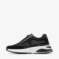Memphis mesh lace-up trainers - Black