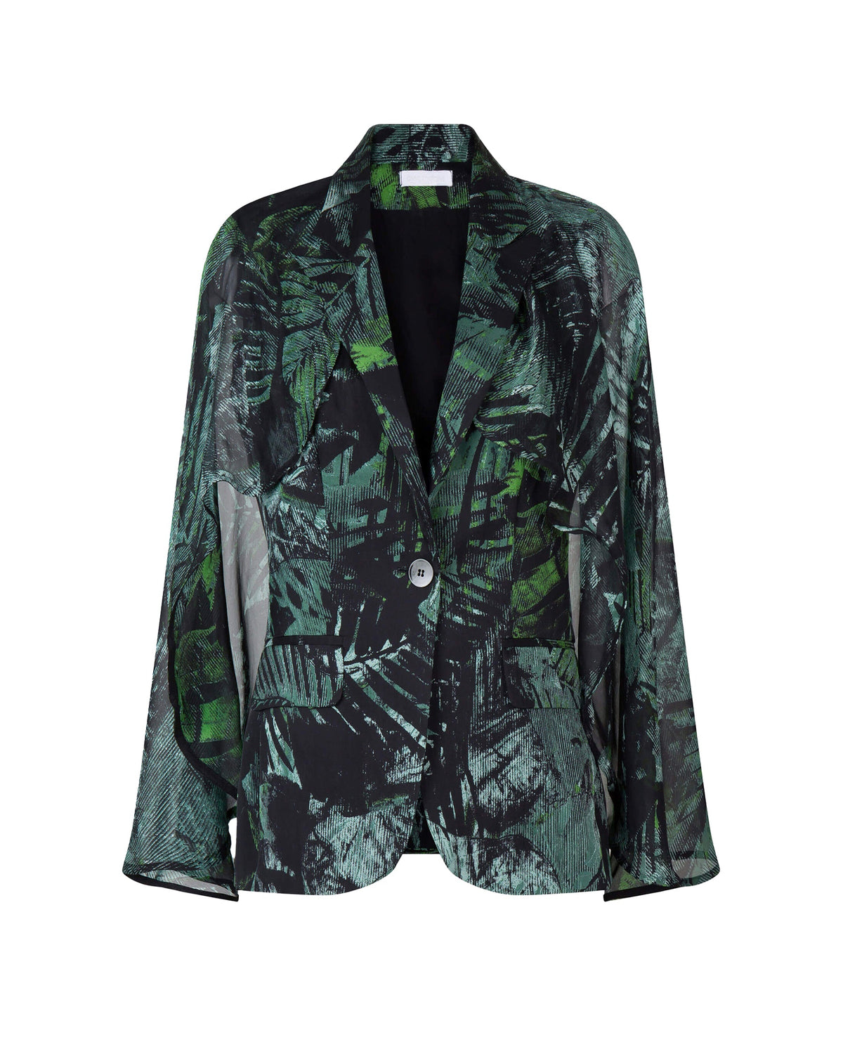 Veste Menthe en Soie - Green Almond