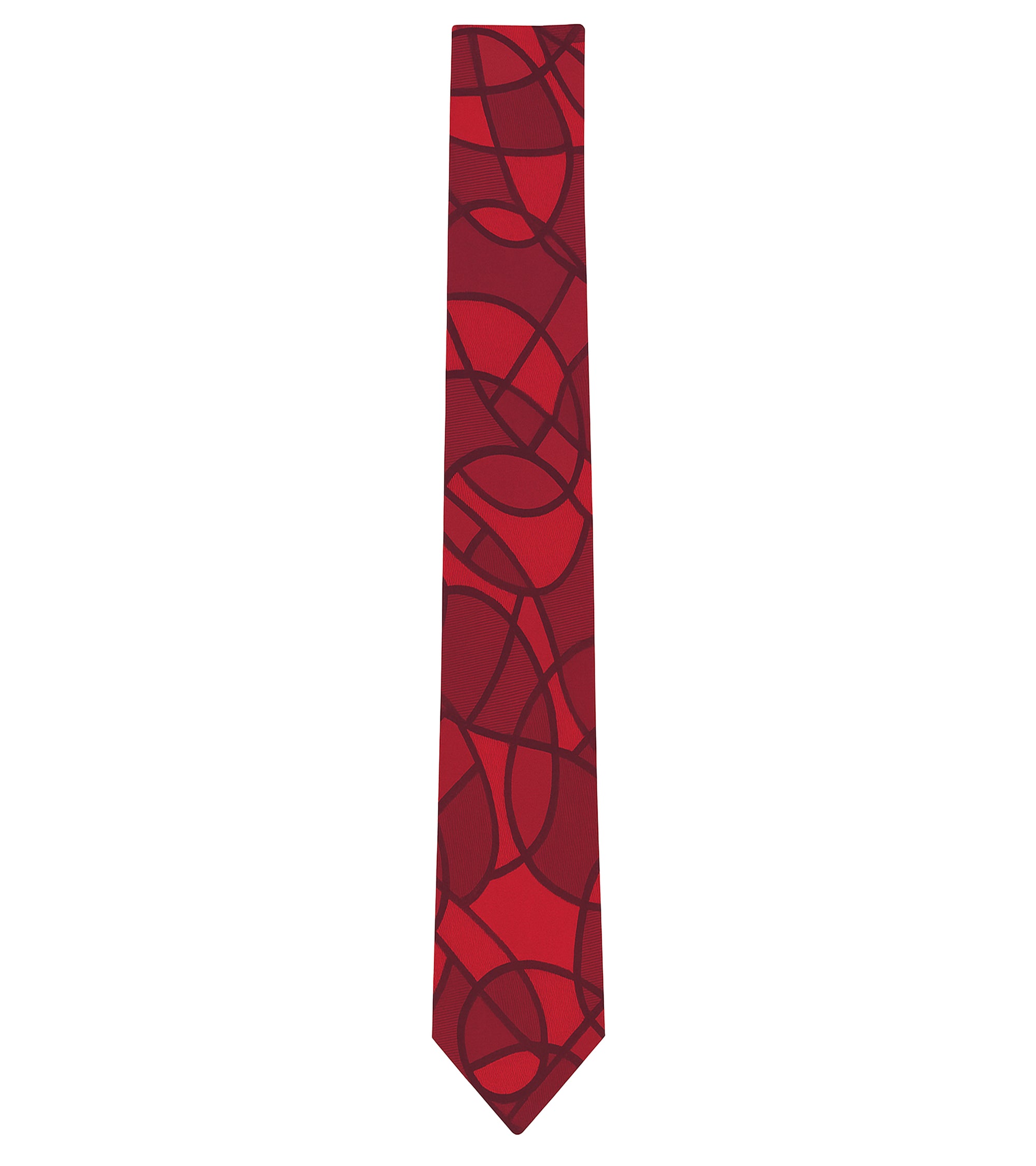 Cravate The Piccadilly en soie - Rouge