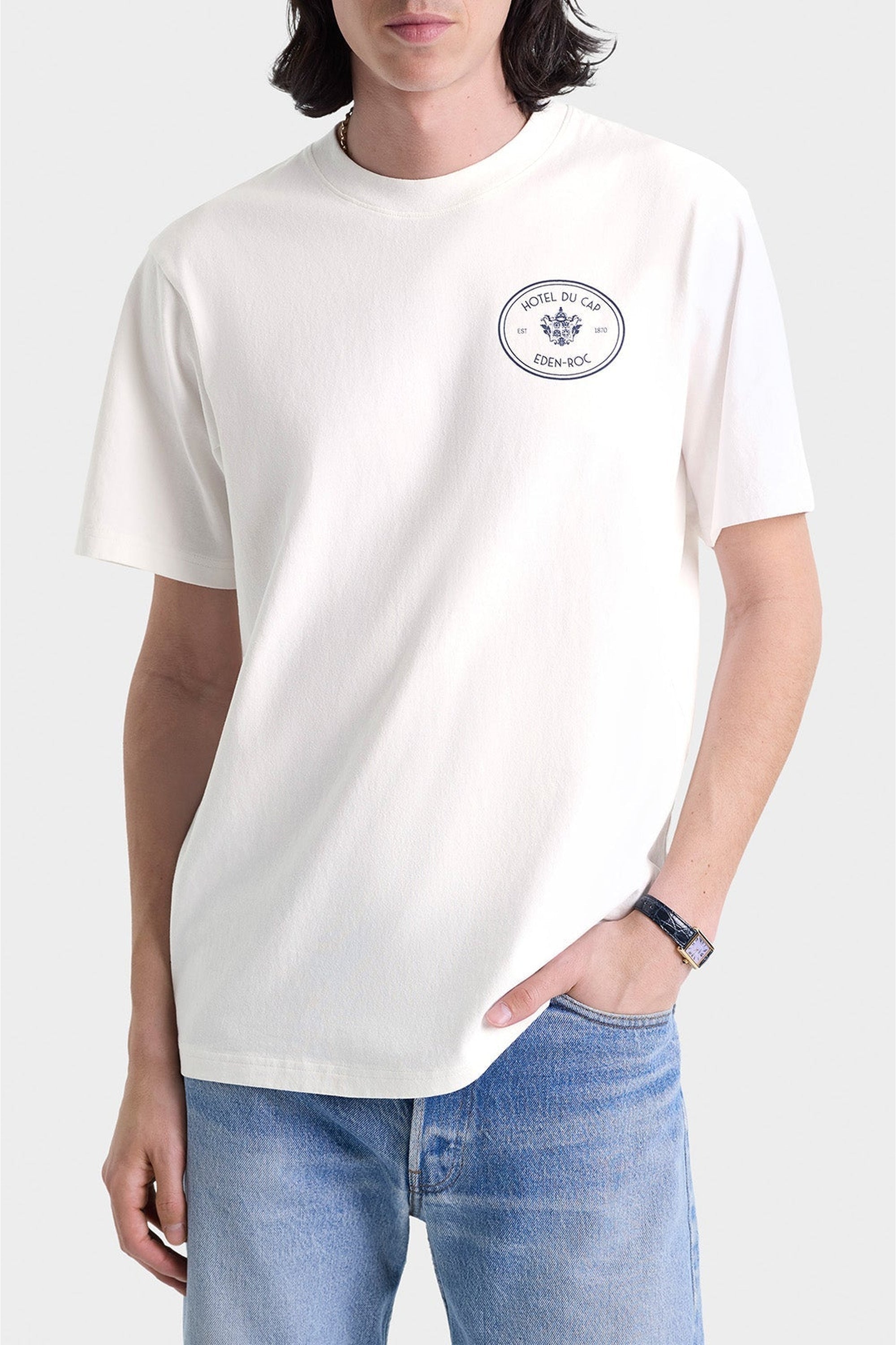 T-shirt Eden Crest avec l’écusson - White